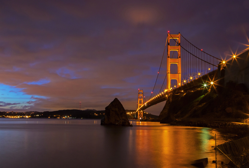 Golden Gate Bridge at Dawn, Fort Baker