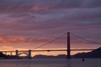 Sunset View of the Golden Gate Bridge