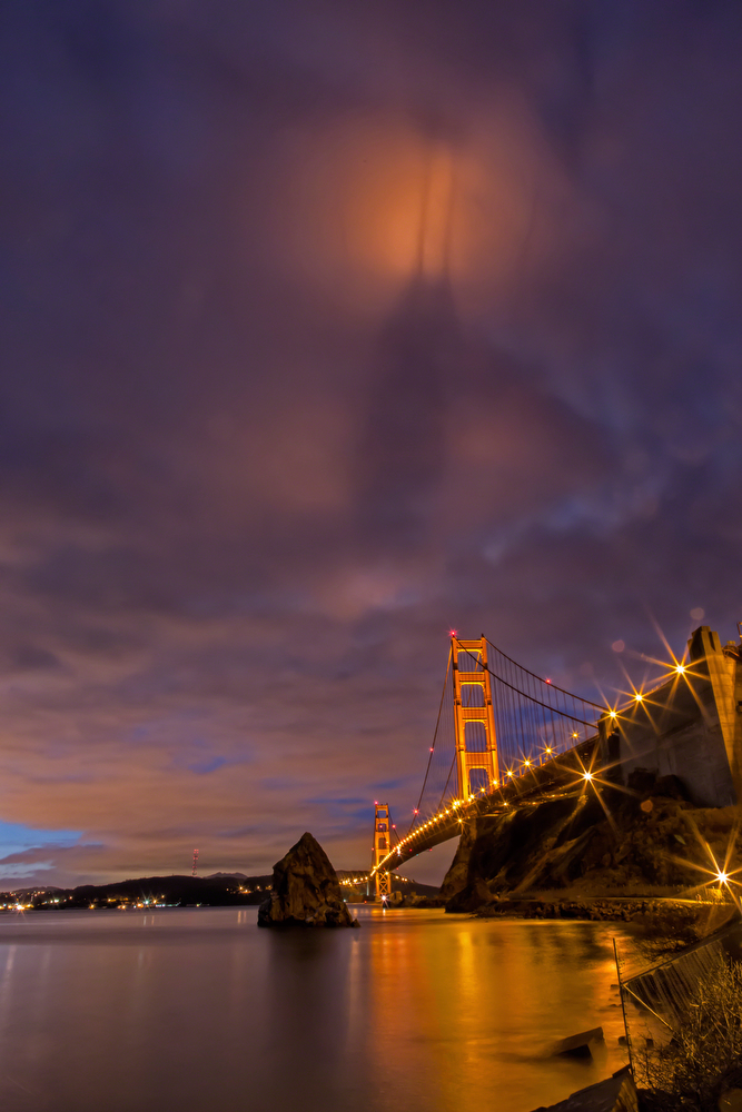 Golden Gate Bridge: Shadow Above